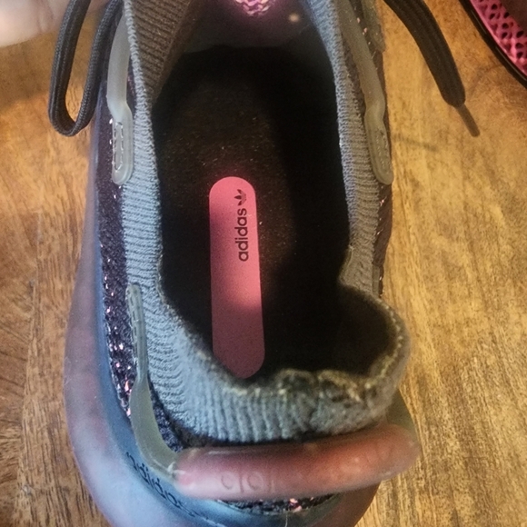 Adidas 4D FUSIO Primeknit Black Grey Orange Pink FZ2414 Men’s Size 8 New - Picture 8 of 10